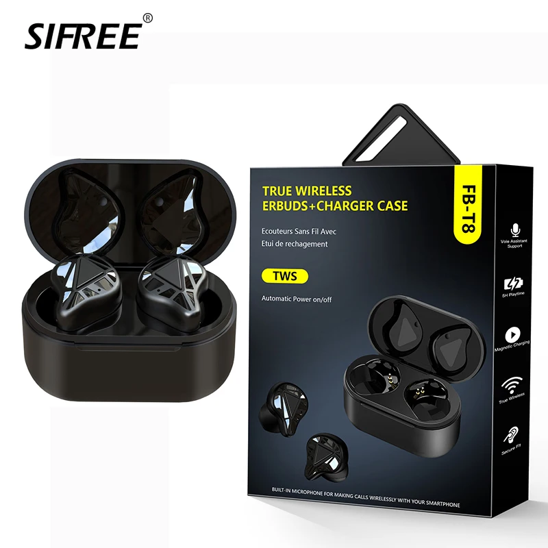 

T9 TWS Bluetooth 5.0 Earphone Stereo Wireless Earbus HIFI Sound Sport Earphones Handsfree Gaming Headset with Mic for Phone