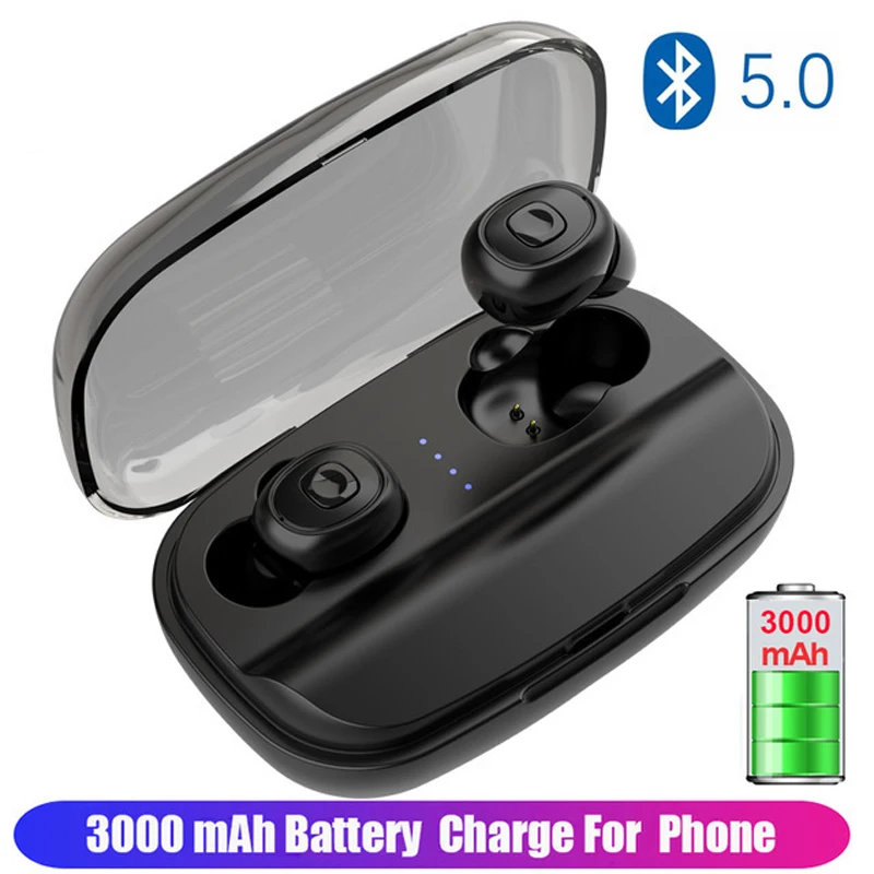 Xi10s TWS Bluetooth наушники 5 0 шумоподавление Беспроводная гарнитура 6D стерео Mic 3000 мАч