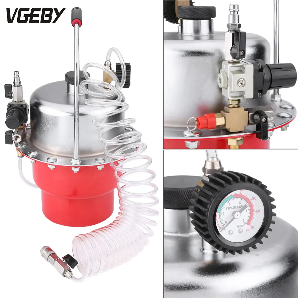 

Professional Brake Bleed Machine Pneumatic Air Pressure Bleeder Tool Kit Brake And Clutch Bleeding System Tool