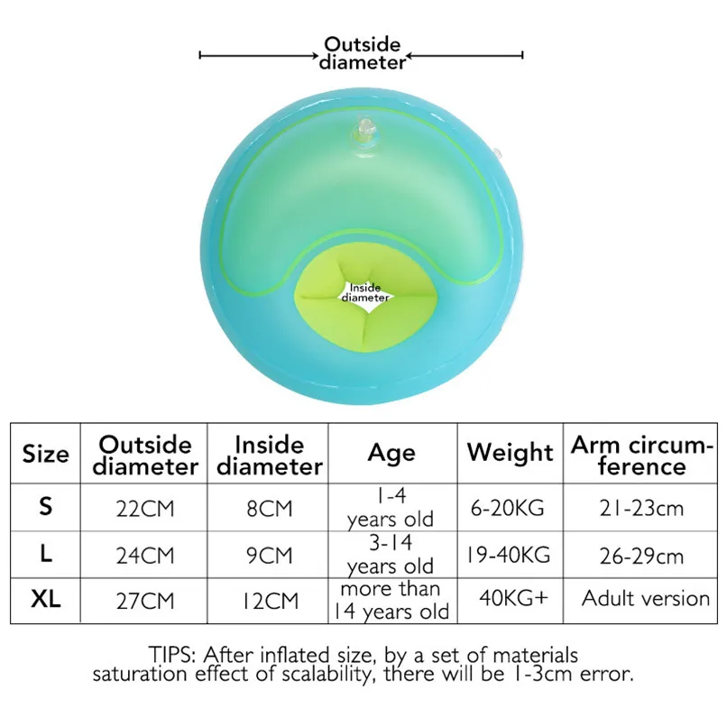 Дети плавать мин руки круги кольца для плавания детский надувной бассейн ребенок плавать руки кольцо игрушки Новинка #2y16