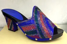 Aliexpress UK 2015 Neue Afrika frauen High Heels Für Frauen Party (YH015-924-blue)! Afrika frauen Schuhe