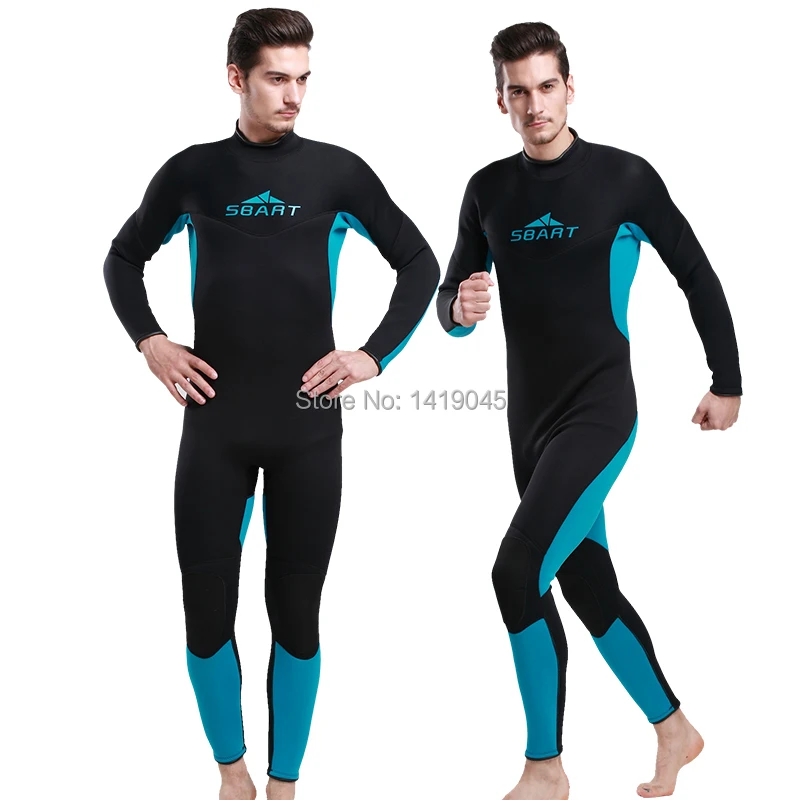 Sbart гидрокостюм 3 мм неопрен серфинг, Ныряние костюм professional Цельный купальник Дайвинг триатлонный костюм черный Боди костюм для мужчин