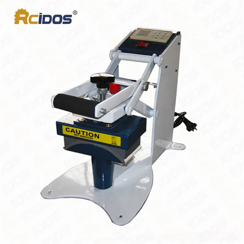 RCIDOS 8x16cm Manual hot cap machine,Baseball cap hat heat press