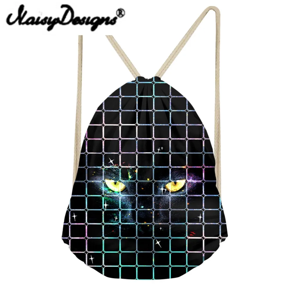 NOISYDESIGNS Bags 3D Printed Drawstring Backpack School Shopper Unicorn for women Pouch Mochila Infantil Travel Gift
