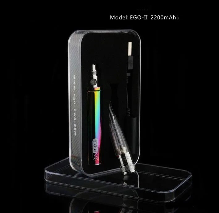 GreenSound Rainbow 2200 мАч GS eGo II Mega Starter kit электронная сигарета набор переменное