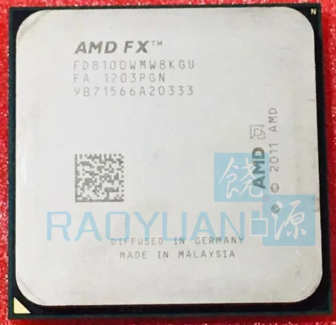 AMD FX Series FX 8100 FX 8100 2.8 GHz Eight Core CPU Processor FX8100 ...