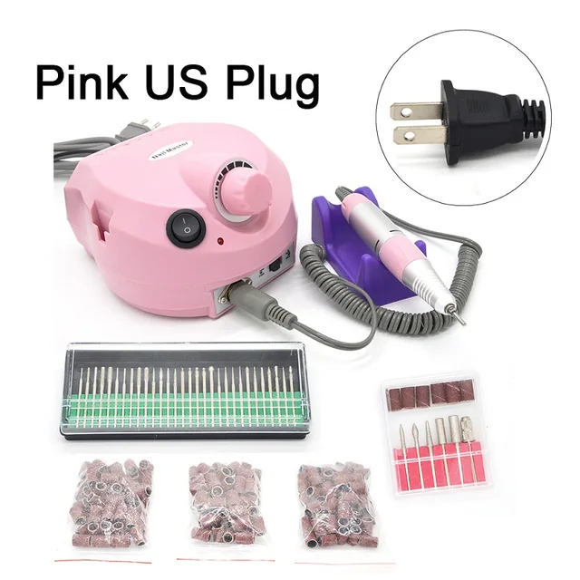 Nail Master 110/220V 30000 RPM Pro Electric Nail tool Bit Manicure
