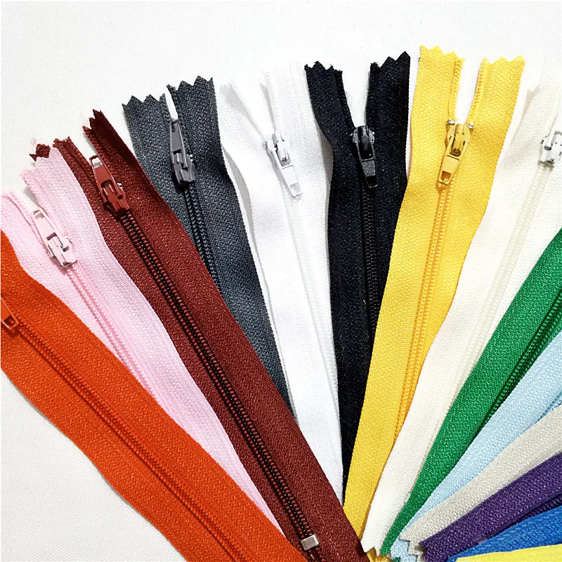 2018 50pcs 3 5 inch,6 inch Long Invisible Zippers Coil Zipper For