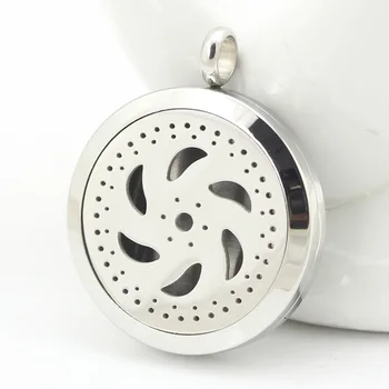 

10pcs/lot 30mm Stainless Steel Gift for Mother Aromatherapy Essential Oil Diffuser Perfume Locket Pendant