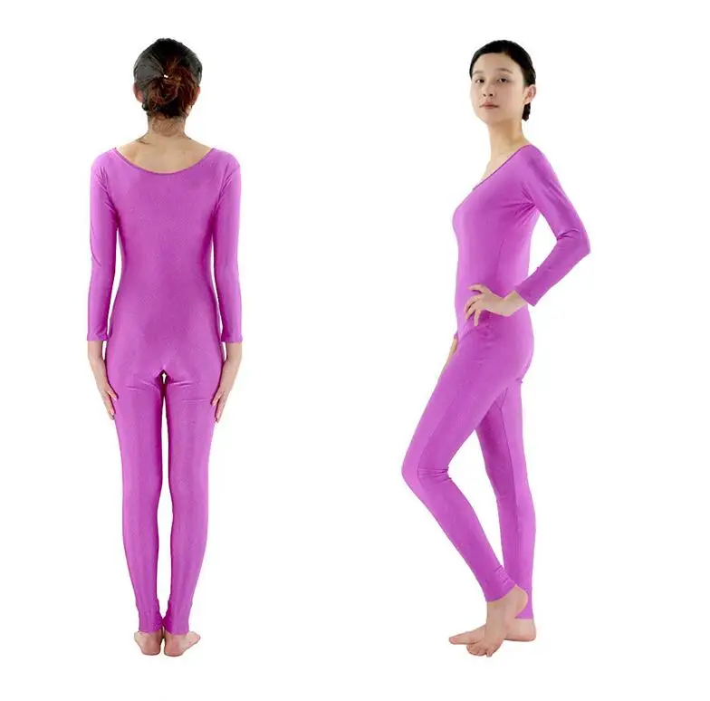 New Women's Spandex Plus Size Full Bodysuit Dance Ballet Gymnastics