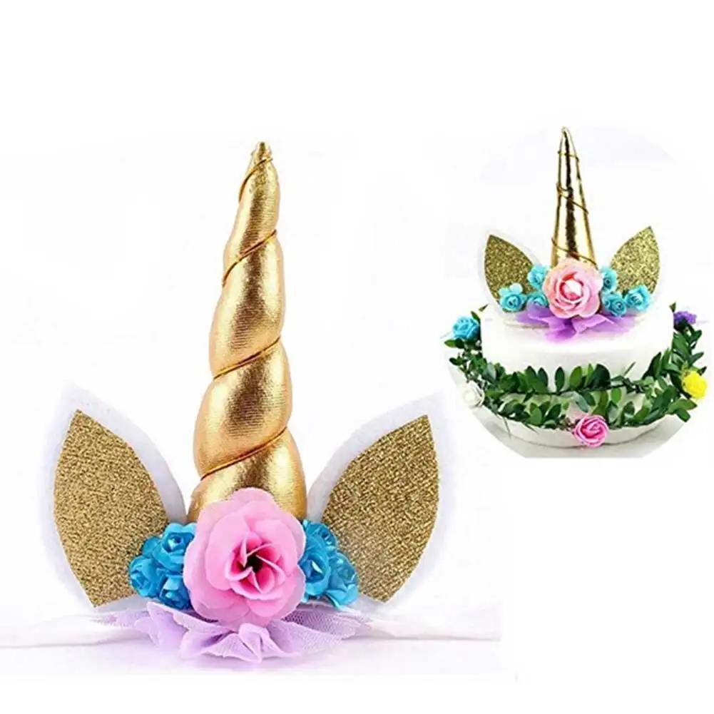 unicorn cake topper happy birthday twinkle cupcake topper handmade 3d