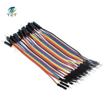 

1lot =400pcs 10cm 2.54mm 1pin 1p-1p male to male jumper wire Dupont cable
