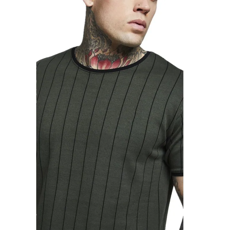 Mens T Shirt 2018 New Fashion Striped T Shirt Mens Clothing Trend Slim Fit Short Sleeve Casual Mens Top Tee Shirt 2XL Mens T Shirt 2018 New Fashion Striped T Shirt Mens Clothing Trend Slim Fit Short Sleeve Casual Mens Top Tee Shirt 2XL