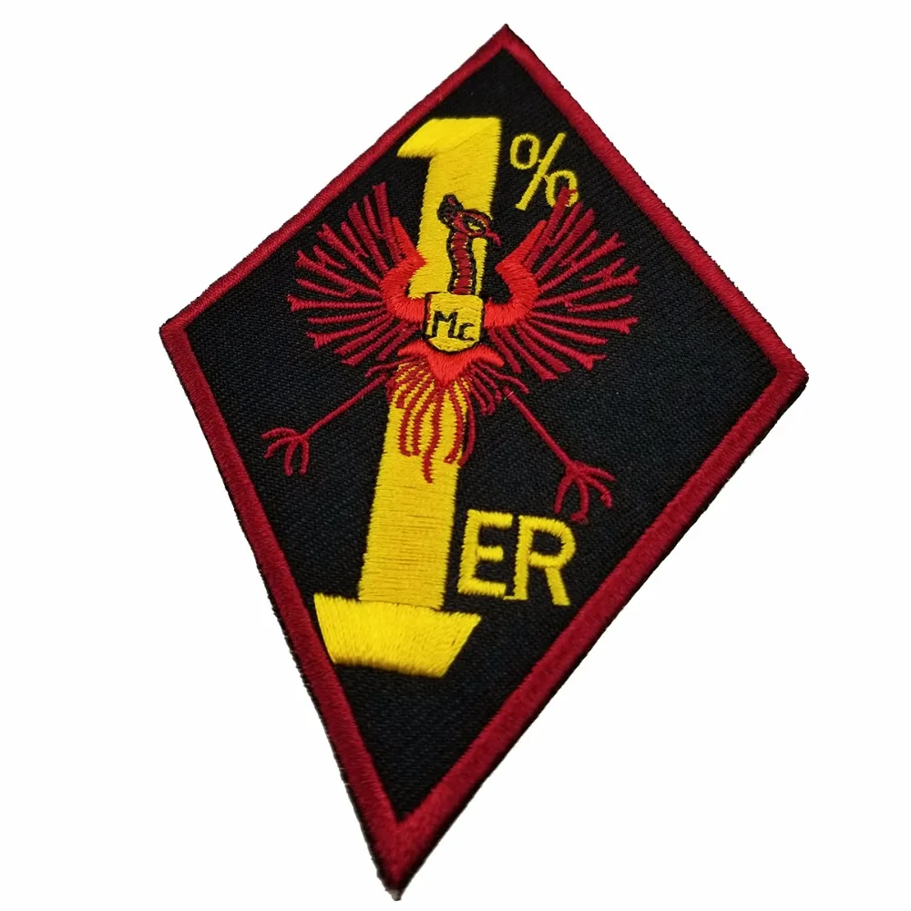 G0434 NEW ARRIVAL WARLOCKS Motorcycle Patch 1% Biker Rider Vest MC Embroidered Patch (3)