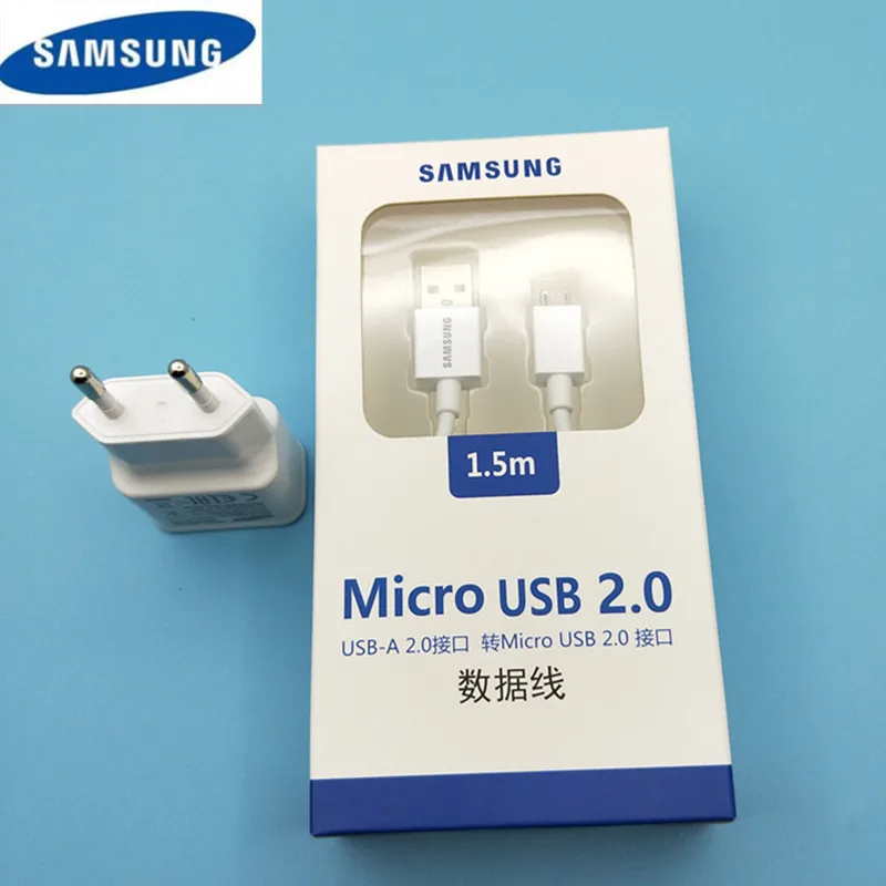 

5.3V2A EU power wall charger adapter with 150cm Micro USB Cable For Samsung Galaxy note 4 5 S4 s5 S6 S7 Edge A3 A5 A7 2016 J3 j5