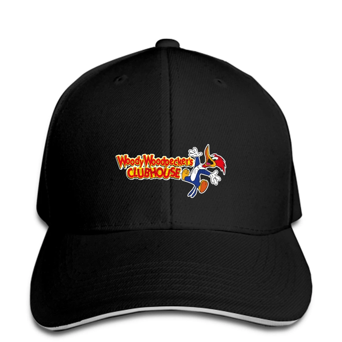 Men Baseball Cap Woody Woodpecker&amp#8217s Club House logo Snapback Women Hat Peaked | Аксессуары для одежды