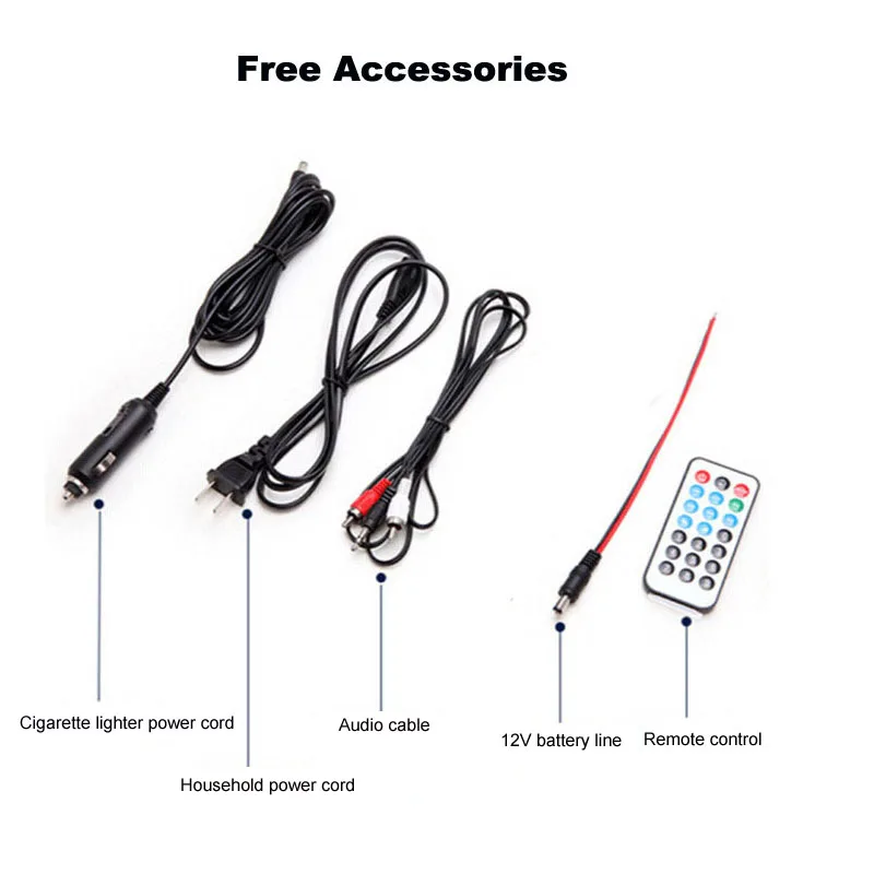 Car Active speaker box home use bluetooth portable speakers