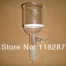 100 мл, 24/40, Стекло Бюхнера Воронка с ответвлением, 3# фильтр грубой очистки, groud сустава, лаборатории Стекло ware, лаборатории воронка