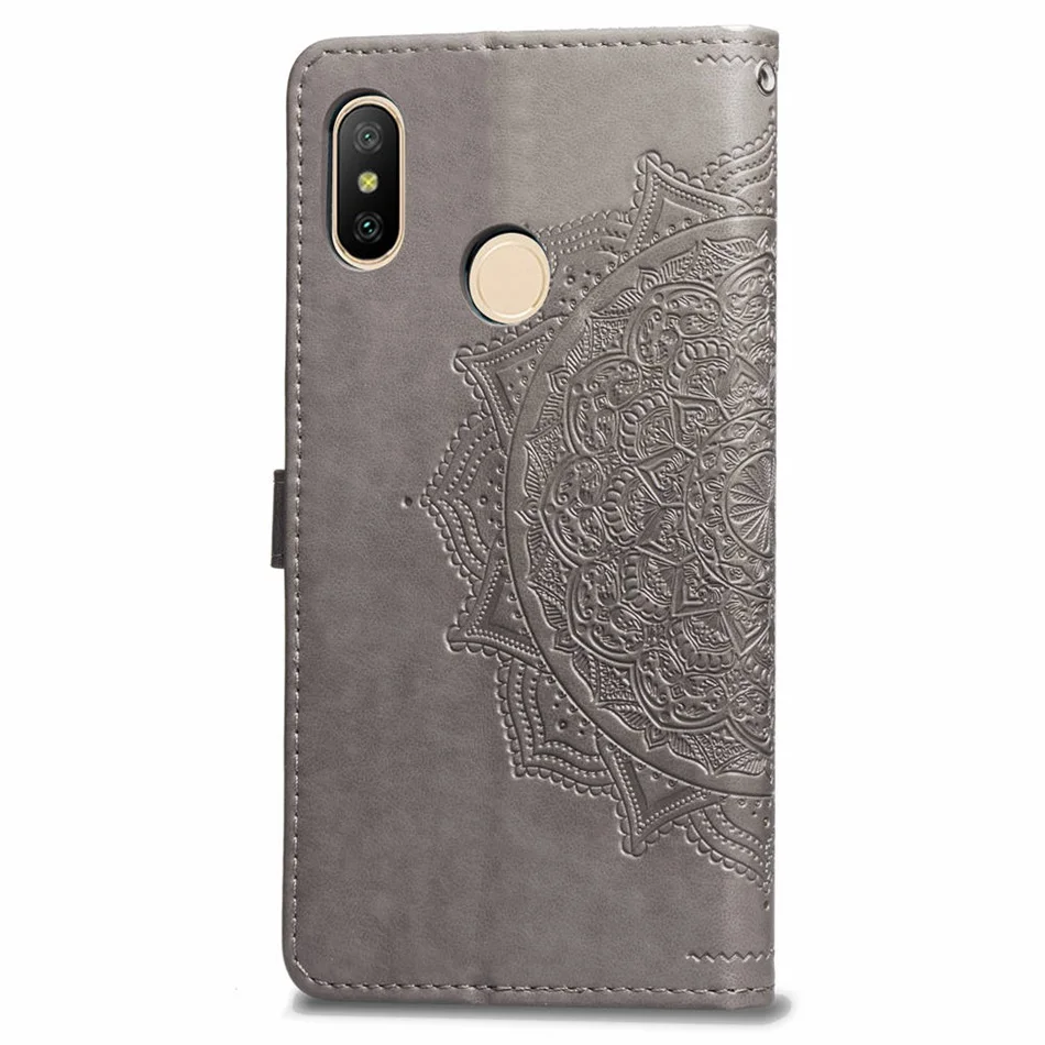 Flip Wallet PU Leather Case For Xiaomi Redmi 6 Pro Case Xiaomi Redmi 6 Pro Cover High Quality Card Slot Phone Cases 5.84 inch xiaomi leather case charging