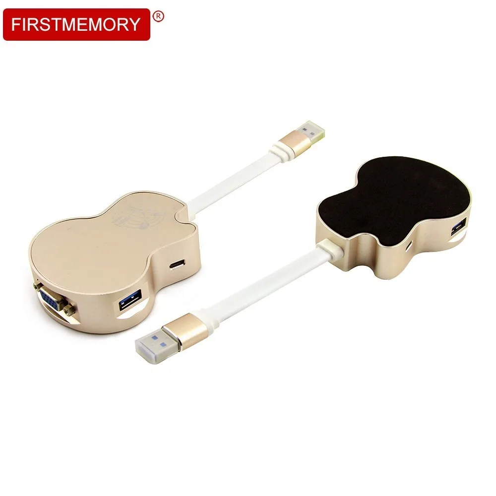 Usb концентратор 3 0 Macbook Pro usb разветвитель 4 порта элегантная гитара в форме мульти
