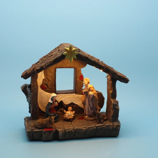 christmas home decor nativity