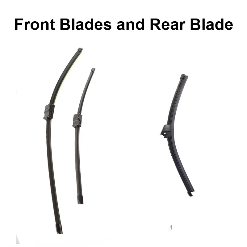 Front and Rear REFRESH Щетки стеклоочистителя для Volkswagen VW Golf Plus Fit Side Pin Arms 2005 2006 2007 2008 2009 - Цвет: Front and Rear