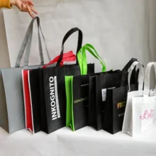 500 шт/партия 30x40Hx10cm заказной печатный логотип Подарочный Нетканый многоразовый пакет подарочные сумки для покупок сумки Эко сумки для рекламы