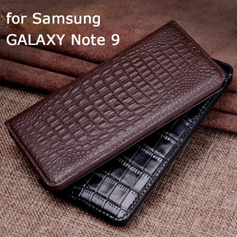 Оригинальный дизайнерский деловой чехол-книжка для Samsung Galaxy Note 9 N9600 чехол