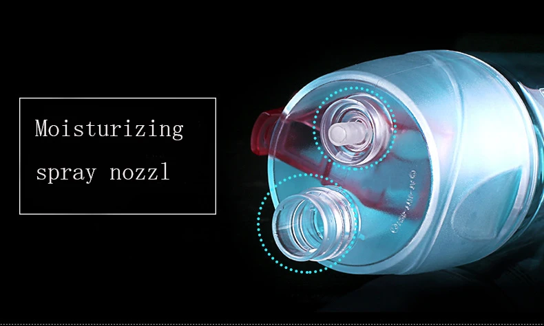 600 мл Творческий спрей спортивные Professional бутылка для воды улица, спортивный зал Портативный Путешествия распыления питьевой чашки