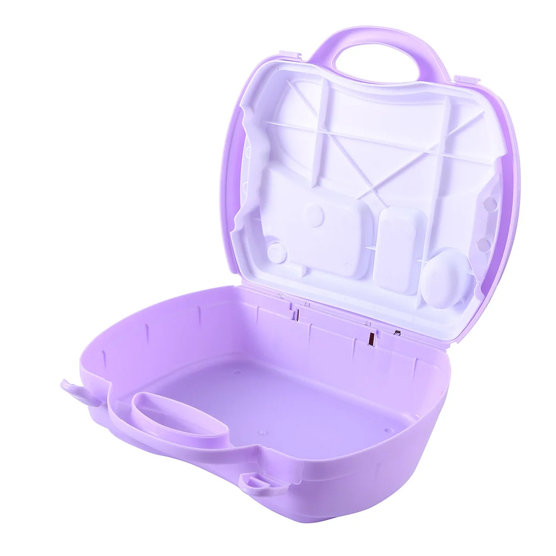 21Pcs Children Advanced Comestics Case Make up Toy Kit Girls Pretend Play Emulational Dress Comestics Suitcase
