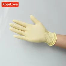 Одноразовые латексные перчатки копилова антистатические кислотные резисторы для пищевой промышленности медицинская стоматология маслостойкие для защиты рук