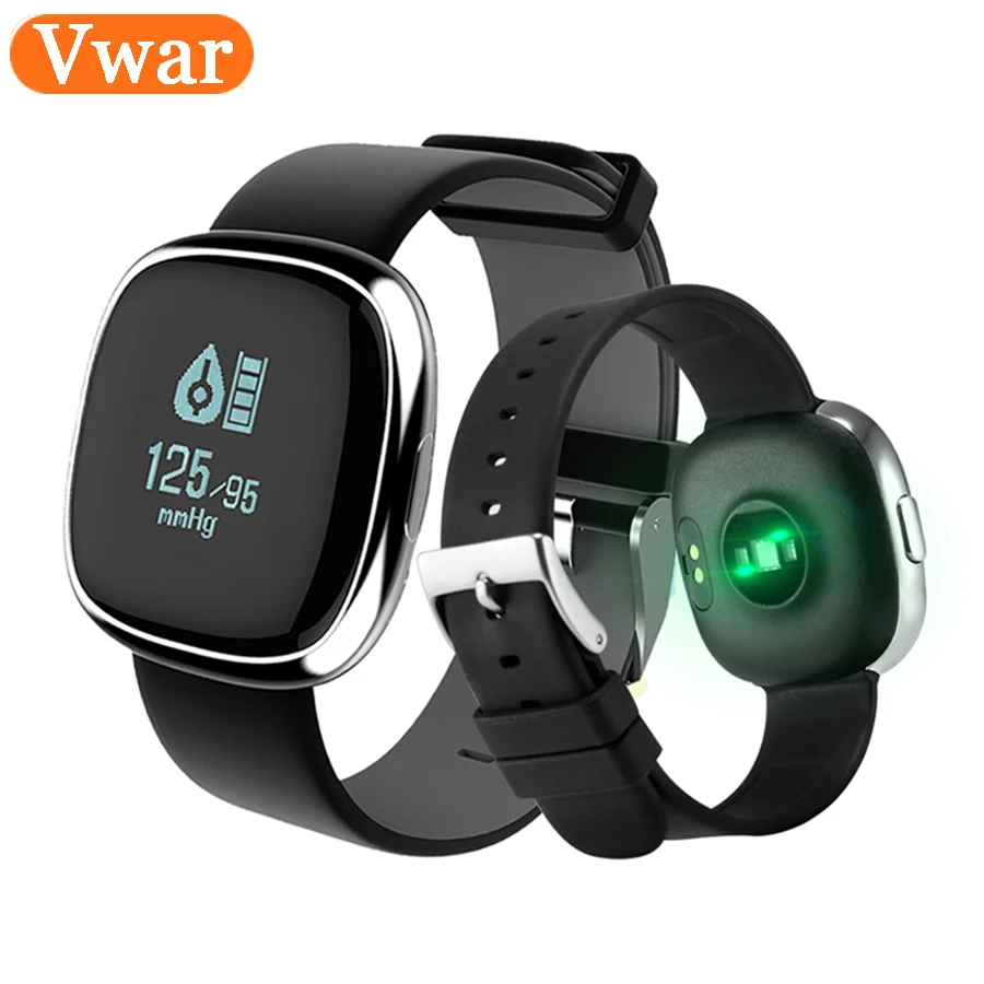 Vwar Business Smart Fitness Bracelet Blood Pressure Heart Rate Monitor Smart Band Pedometer Waterproof Bracelet for