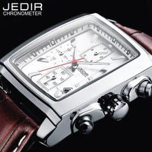 JEDIR Sport Militaire Hommes Montres 2017 Top Marque De Luxe Homme Horloge Homme Chronographe En Cuir Armée Quartz-montre Relogio Masculino