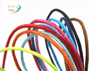

1.5MM 90Meter Cotton Wax Wre Cord String Strap Necklace Rope Multilayer bracelet making Jewelry findings Wholesale