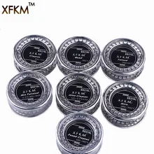 5 m/roll SS316L Alienígena Fio DIY Atomizador Bobina de clapton tiger quad torcida alienígena clapton fundida plana mix torcida fio torcido para RDA