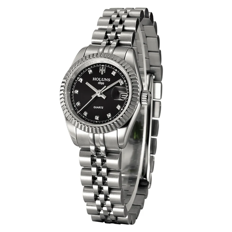 Holuns для женщин часы Дамы бренд роскошные золотые женские часы кварцевые с бриллиантами водостойкие платье Relogio Feminino Best Продавец - Цвет: 5