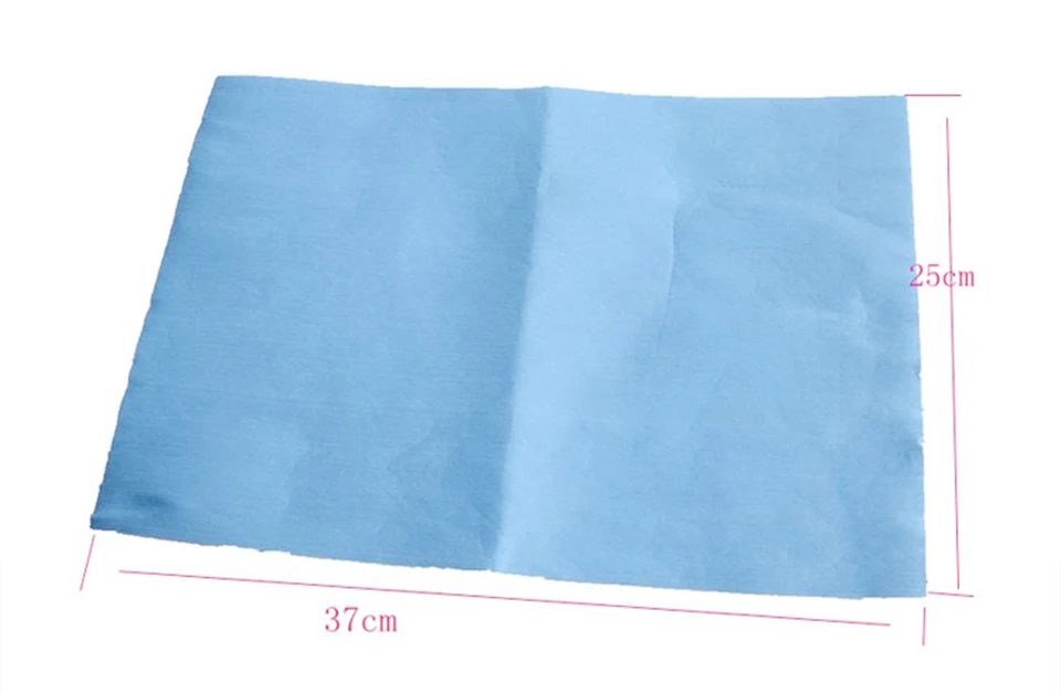 Хорошее качество безворсовые безупречные салфетки стеклоочистителя рулон синий для очистки окон и установка оконной пленки 500 штук/рулон QB-02