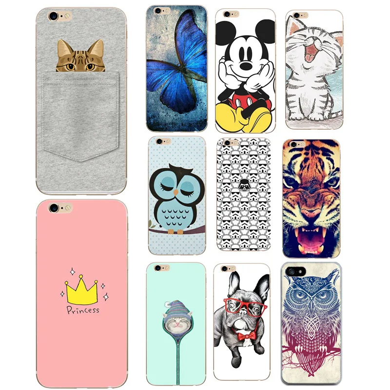 

Phone Case For iPhone 7 8 Plus Cover Cat Panda Animal Cases Silicon Soft Protective Cover For iPhone 6 6S 5 5S SE X XS Case Capa