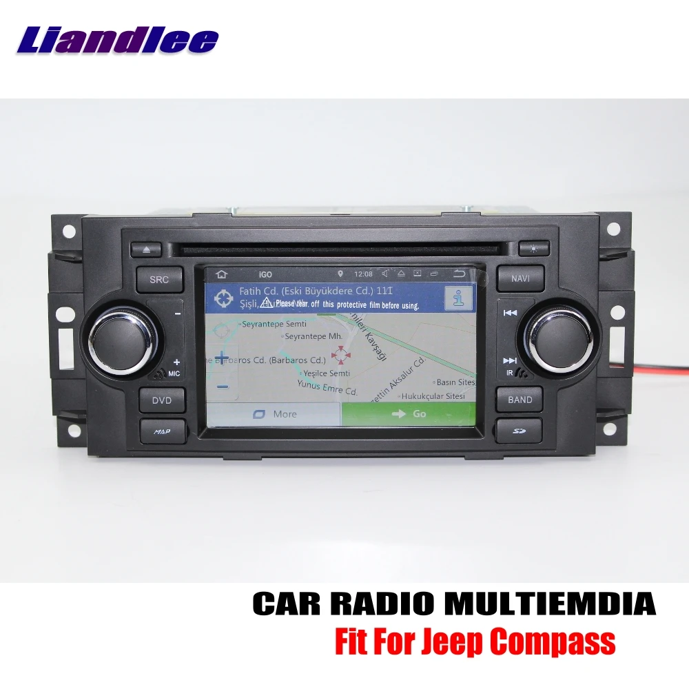 Flash Deal Liandlee Android Car For Jeep Compass 2006~2008 Radio CD DVD Player GPS Navi Navigation Media Maps Camera OBD TV HD Screen 1