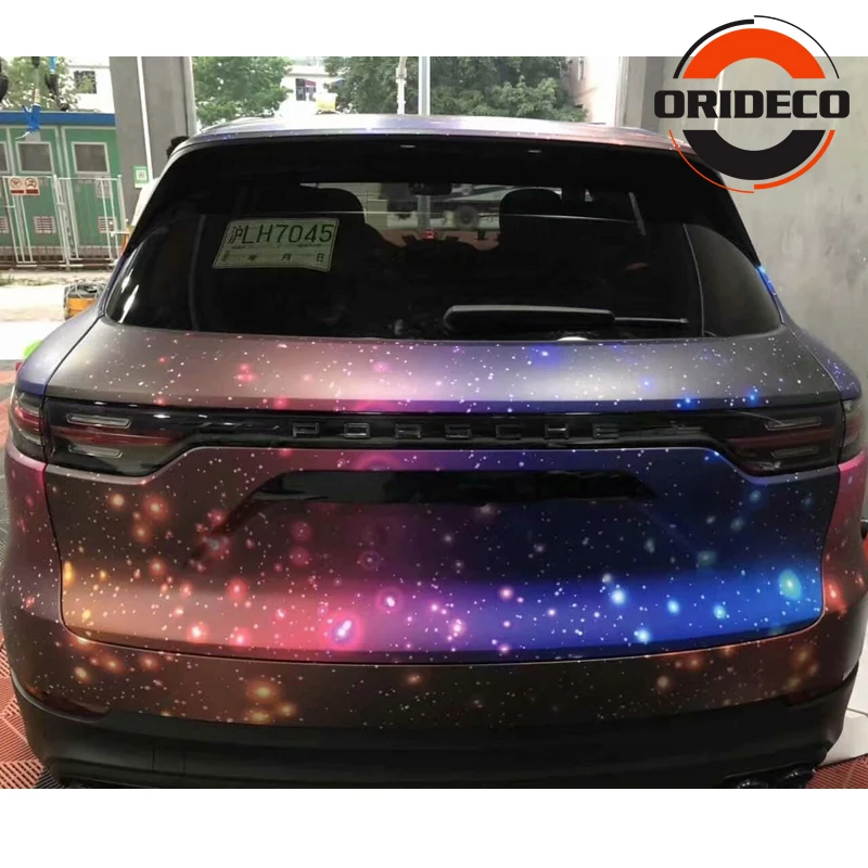 Виниловая печатная пленка для автомобиля Galaxy стильная графическая фольга