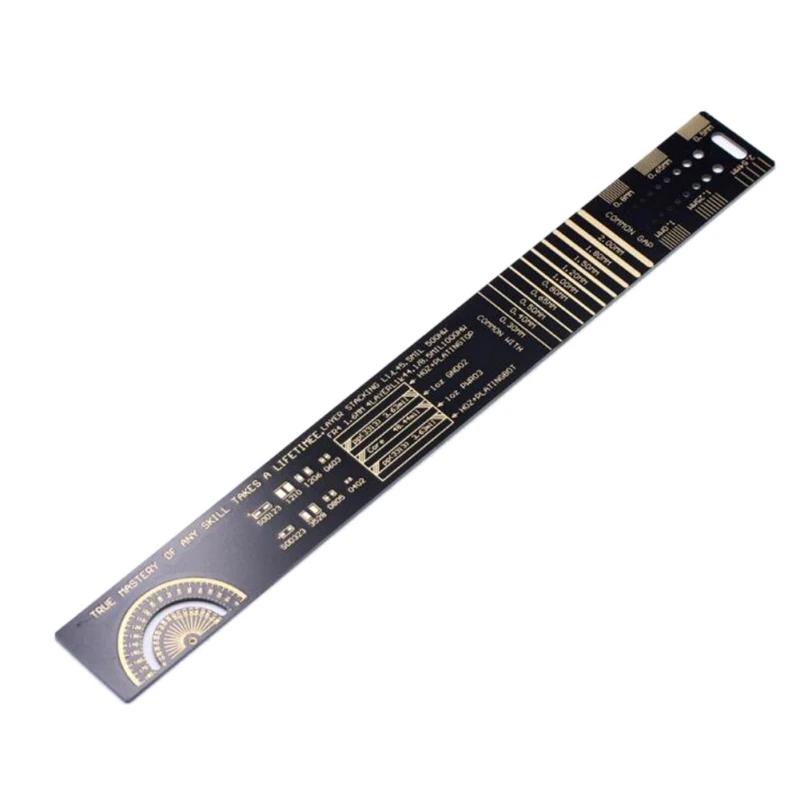 25 см Многофункциональный PCB линейка, измерительный инструмент резистор микросхема конденсатора IC диод поверхностного монтажа транзистор посылка