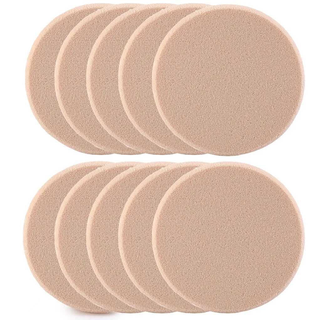 10 шт. косметический пышный порошок косметические спонжи инструменты для макияжа основа губчатый смеситель слоеный порошок мягкий спонж 8W1