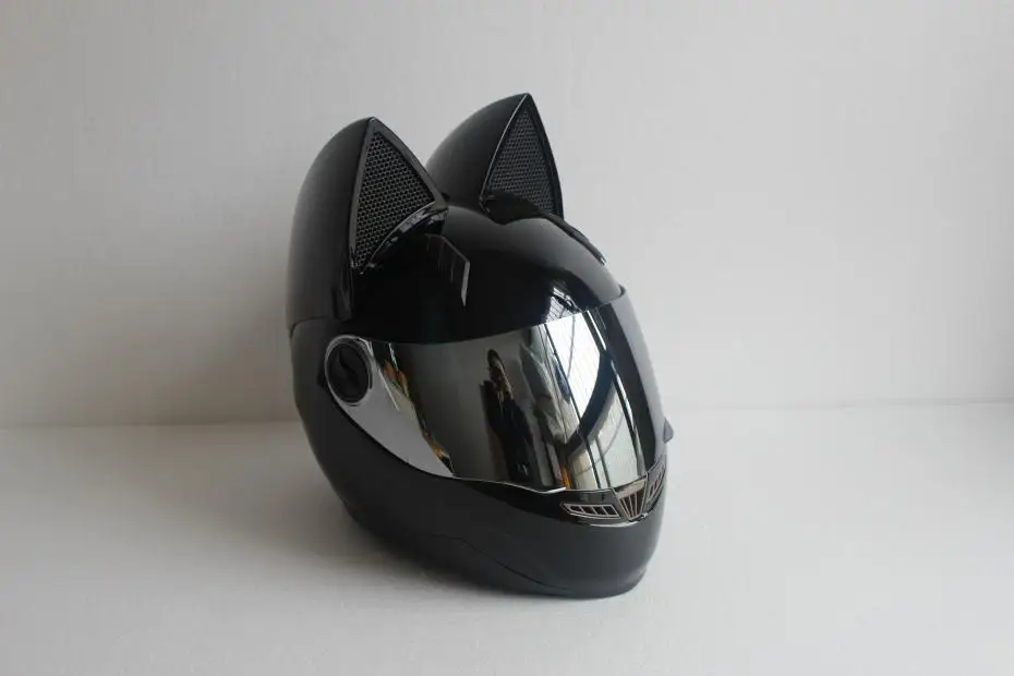 Buy Full Face Motorcycle Cat Ear Helmet Online Clicklowprices