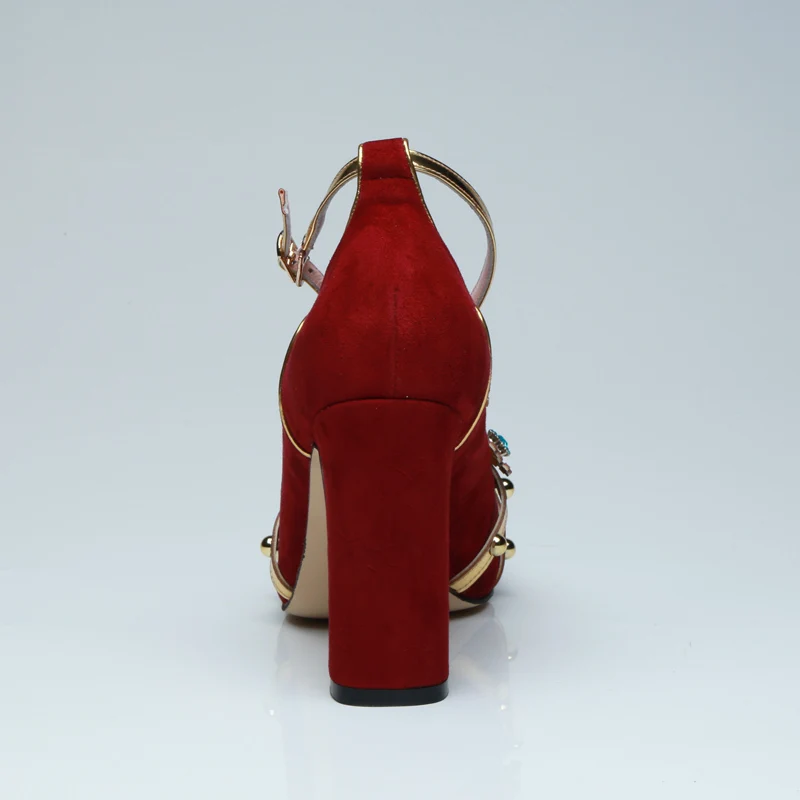 Frauen Mary Picture Runde Heels Metall Marke Schuhe Crown Kristall as Design Picture Weibliche High Hochzeit Kappe Pumpen As Janes Rhinstone Runway Luxus IAqZw