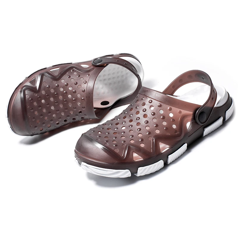 

40-45 Men Sport Sandals Anti-slip Upstream Rivers Beach Shoes Water Slippers Man Outdoor Wading Shoes Clogs for Men Garden Shoes