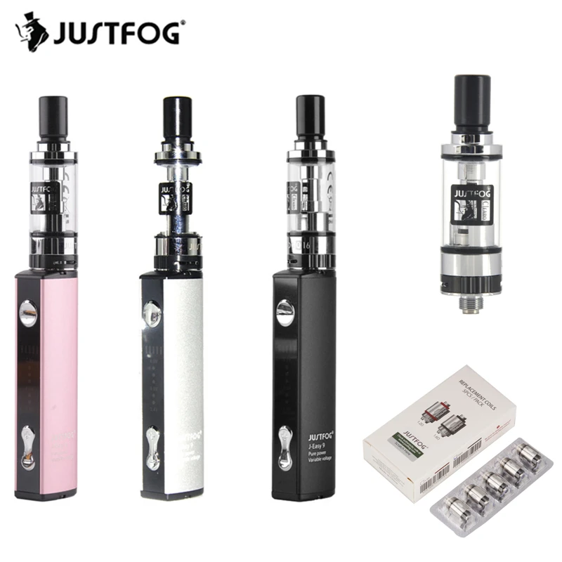 

JUSTFOG Q16 Vape Starter Kit with 900mAh 1.6ohm 1.2ohm Coils Q16 Tank Atomizer 2.0ML Capacity 510 Thread Electronic Cigarette