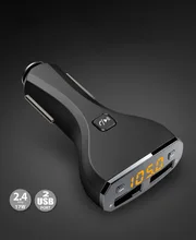 C30S Car MP3 Audio Player FM Transmitter Bluetooth Wireless FM Modulator Car Kit HandsFree USB Charger for iPhone & for Android