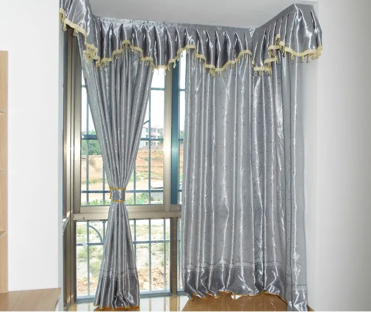 Gris plata cortinas compra lotes baratos de gris plata cortinas ... Cortinas para living comedor