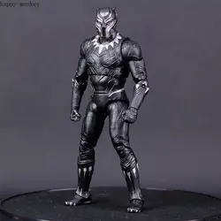 18 см Marvel Мстители Бесконечность войны Черная пантера со светлой базой супер герой фигурка модель игрушки