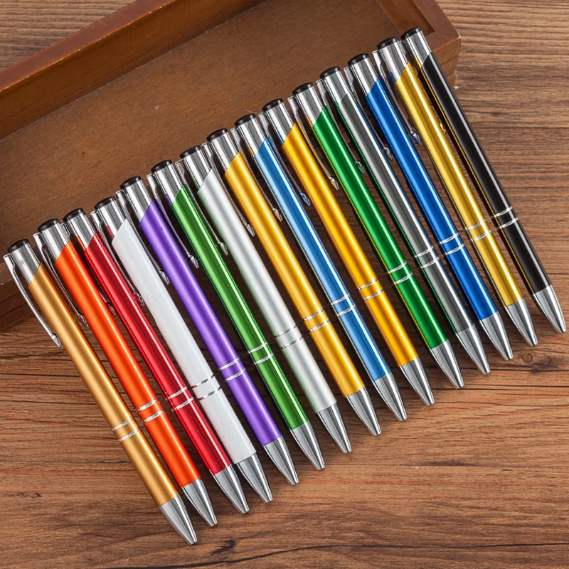 100 pçslote negócio esferográfica canetas papelaria caneta